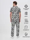 Мужская пижама с брюками / Злые Гориллы - Паттерн