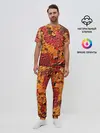 Мужская пижама с брюками / Живопись коррозии металла