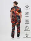 Мужская пижама с брюками / Древесные угли