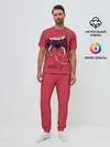 Мужская пижама с брюками / Пасть красного хищника