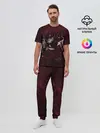 Мужская пижама с брюками / Аста Черный клевер Red style