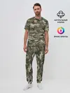 Мужская пижама с брюками / Именной камуфляж Миша