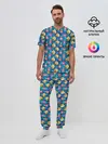 Мужская пижама с брюками / Новогодние Украшения