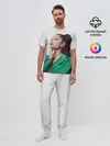 Мужская пижама с брюками / Ариана в зелёном