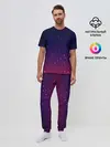 Мужская пижама с брюками / Gradient background