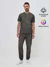 Мужская пижама с брюками / Geometric textures