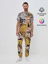 Мужская пижама с брюками / Зебра Пятнистая