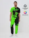 Мужская пижама с брюками / Любовь Эндермена и Крипера Майнкрафт
