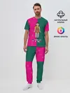 Мужская пижама с брюками / Игра в кальмара. Кукла. Противостояние