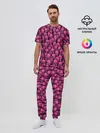 Мужская пижама с брюками / Охранники игры в кальмара
