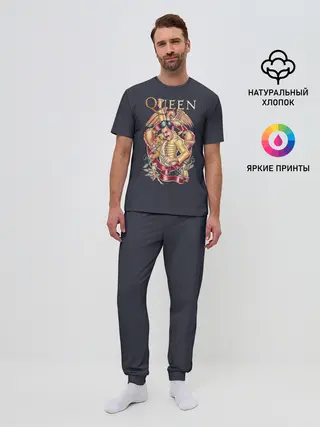 Мужская пижама с брюками / Queen - Фредди Меркьюри