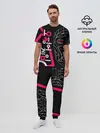 Мужская пижама с брюками / Игра в кальмара - маска Ведущего