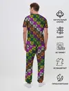 Мужская пижама с брюками / Damiano David. Colors