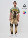 Мужская пижама с брюками / PUBG СОЛДАТ В ШЛЕМЕ | ПАБГ
