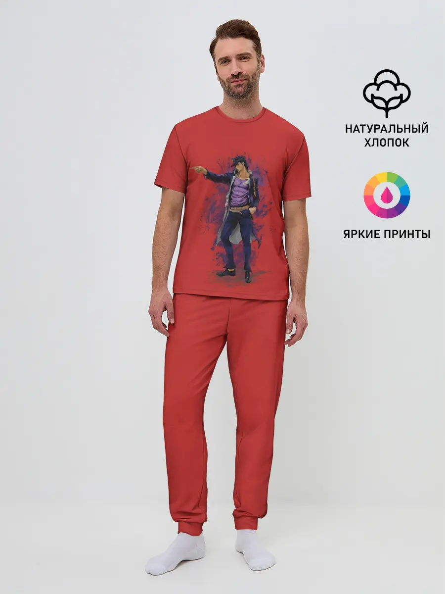 Мужская пижама с брюками / Jotaro. Jo Jo