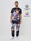 Мужская пижама с брюками / Genshin Impact: Гань Юй, Кли, Мона
