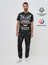 Мужская пижама с брюками / Черный водяной тигр 2022