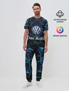 Мужская пижама с брюками / Volkswagen слоган Das Auto