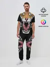 Мужская пижама с брюками / Оскал амурского тигра