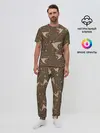 Мужская пижама с брюками / Литой стриж