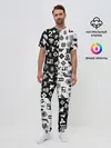 Мужская пижама с брюками / DESTINY LOGOBOMBING ЧЁРНО БЕЛОЕ