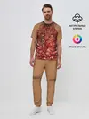 Мужская пижама с брюками / Открытая грудная клетка