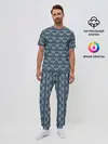 Мужская пижама с брюками / Северные Узоры