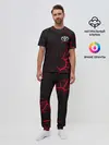 Мужская пижама с брюками / Тойота 3D плиты с подсветкой