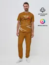 Мужская пижама с брюками / Следы Mini