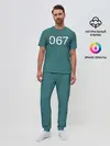 Мужская пижама с брюками / Игрок в кальмара 067.