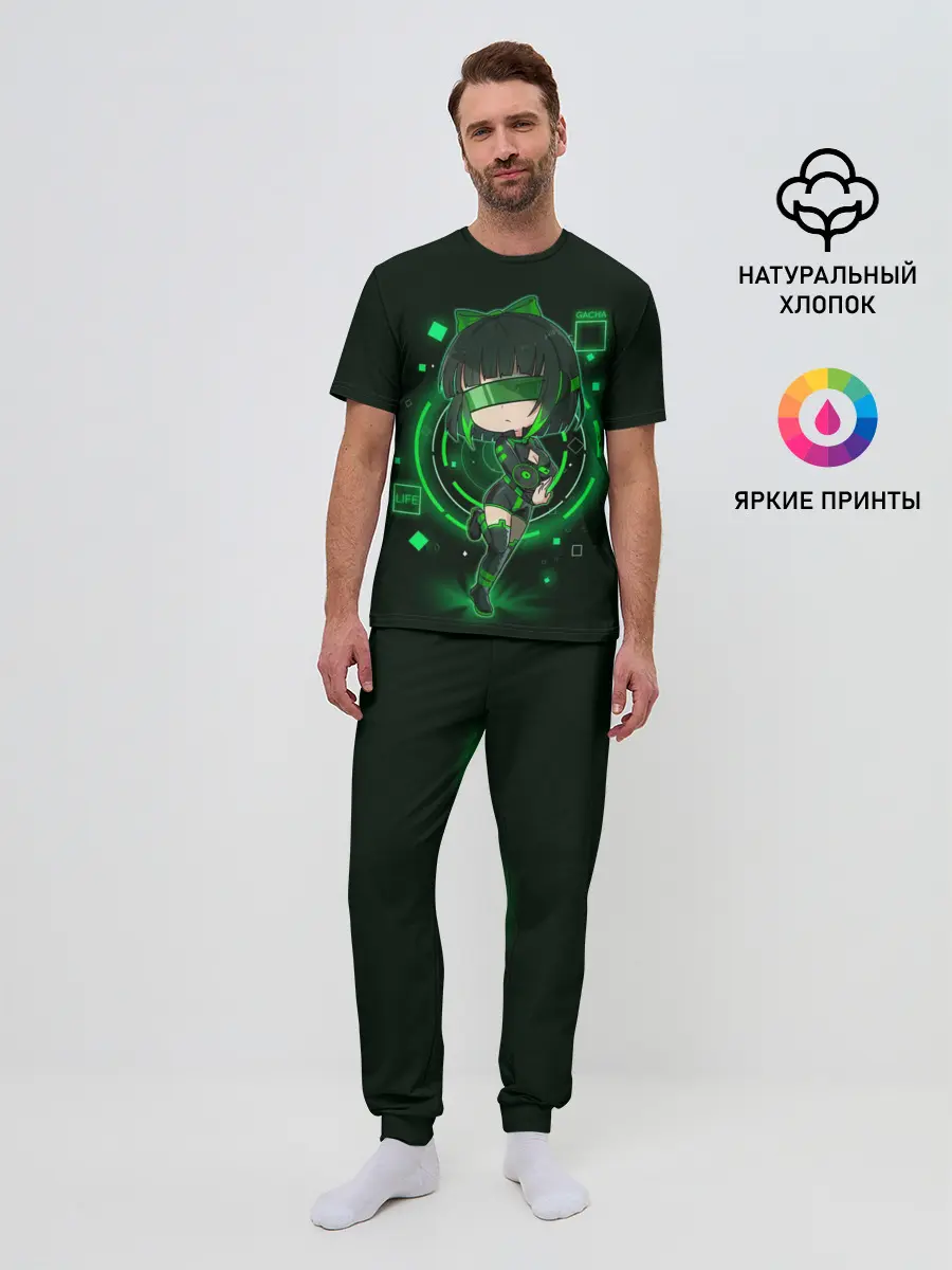 Мужская пижама с брюками / Clover Gacha Club