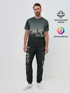 Мужская пижама с брюками / Вид на Нью Йорк