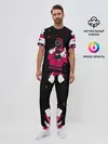 Мужская пижама с брюками / Игра в кальмара x Кот,