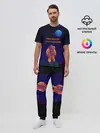 Мужская пижама с брюками / Космонавт на Дистанции