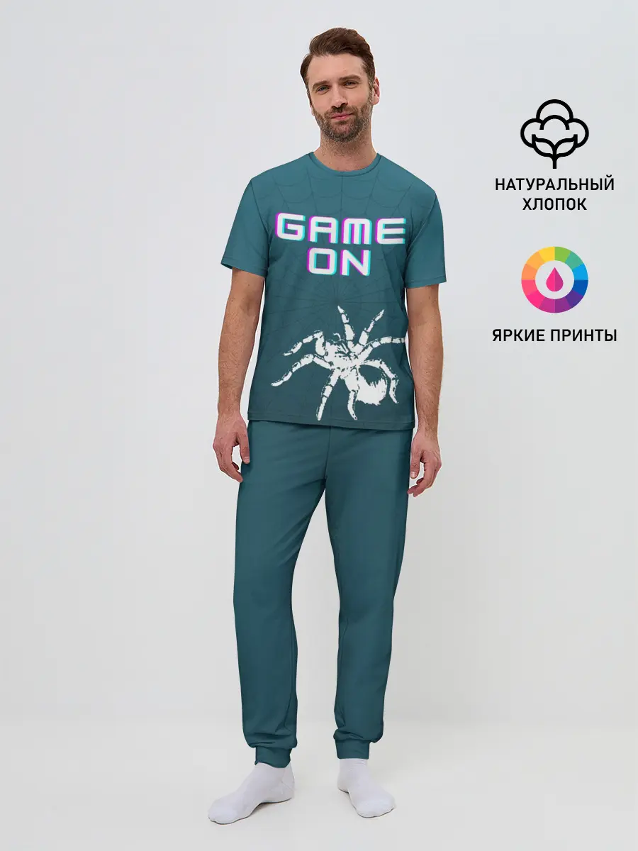 Мужская пижама с брюками / Игра продолжается