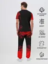 Мужская пижама с брюками / NISSAN RED