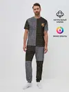 Мужская пижама с брюками / Полярность металлических цветов
