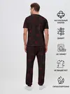 Мужская пижама с брюками / SCARLXRD RED PATTERN JAPAN STYLE