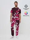 Мужская пижама с брюками / ИГРА В КАЛЬМАРА, ИЕРОГЛИФЫ ЛОГО