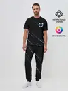 Мужская пижама с брюками / Volvo, полоски