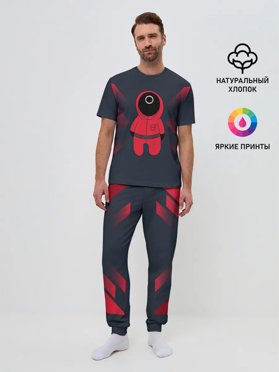 Мужская пижама с брюками / Игра в Кальмара мульт ART