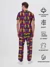 Мужская пижама с брюками / ИГРА В КАЛЬМАРА / ОХРАНА / ВЕДУЩИЙ