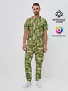 Мужская пижама с брюками / Кошки