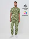Мужская пижама с брюками / Лягушки
