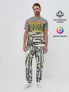 Мужская пижама с брюками / Южный Парк разрушенный город