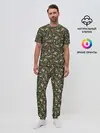 Мужская пижама с брюками / Птицы
