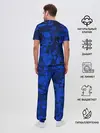 Мужская пижама с брюками / SONIC BLUE PATTERN | СИНИЙ ЁЖ