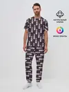 Мужская пижама с брюками / Спаниель