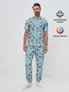 Мужская пижама с брюками / GI Christmas Pattern