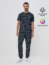 Мужская пижама с брюками / MERCEDES-BENZ / МЕРСЕДЕС-БЕНЗ / УЗОР